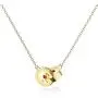 SOOYINN Interlocking Double Circles Necklace with “LOVE FOREVER” and Cubic Zirconia , Rose Gold | Gold | Silver Pendant Necklaces for Women and Girls Jewelry Gifts
