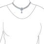 Vintage Style Fashion Bridal Multi Marquise Leaf Starburst AAA CZ Statement Collar Tennis Necklace Matching Chandelier Dangle Earrings Jewelry Set for Women Wedding Prom Pageant Silver Plated