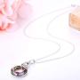 Sllaiss Phoenix Crystal Necklace Jewelry Crystals from Austria Nirvana of Phoenix Pendant Elegant Crystals Necklace for Women, Wife, Lover Birthday Anniversary Gift with Box