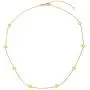 14k Italian Yellow Gold Open Four-Leaf Clover Flower Station Necklace, Adjustable 16''- 18” 14k Italian Yellow Gold Open Four-Leaf Clover Flower Station Necklace, Adjustable 16''- 18”