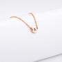 VU100 Hypoallergenic Initial Letter Bracelet for Women Teen Girls Mom Daughter Girlfriend Wife, Silver/Gold/Rose Gold, 316L Stainless Steel Disc Alphabet Adjustable Chain Jewelry Gifts