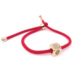 Handmade Red Cord Evil Eye Square Bracelet Protection Jewelry