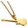 MPRAINBOW Guitar Music Player Stainless Steel Lover Pendant Necklace Jazz Jewelry for Men Women