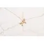 La Menagerie Dog Gold Origami Jewelry & Gold Geometric Necklace – 18 Karat Plated Gold Necklace & Dog Necklaces for Women – Dog Necklace for Girls & Origami Necklace