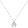 Silver Tree of Life Family Tree Pendant Necklace Fashion Jewelry Christmas Birthday Gifts for Women Girls Family Gifts for Mom Grandma Teen Best Friend Teacher