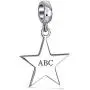 Red White Blue Stripe Holiday American USA Patriotic Flag Star Charm Bead For Women Teens 925 Sterling Silver Fits European Bracelet