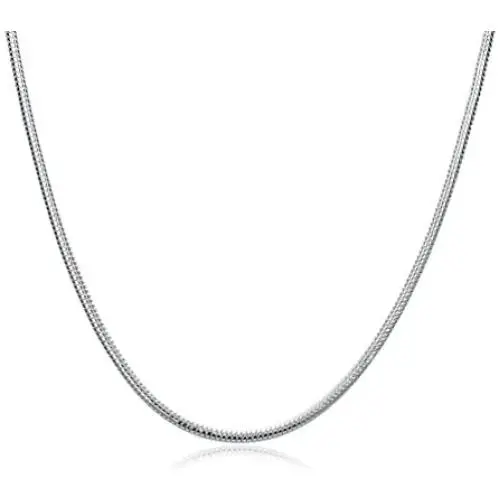Huangiao 925 Sterling Silver 3mm Snake Chain Necklace Jewelry for Men Women (22 Inch) Huangiao 925 Sterling Silver 3mm Snake Chain Necklace Jewelry for Men Women (22 Inch)
