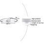 Inspirational Link Bracelet Motivational Mantra Stainless Steel Engraved Quote Jewelry Gift for Women Men Girls