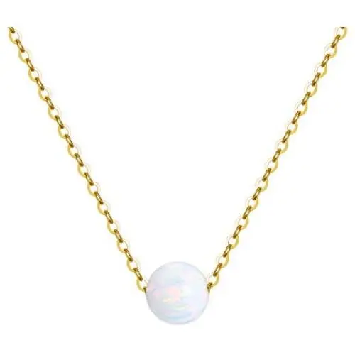 14K Solid Gold Necklace for Women, Yellow Gold Simulated Opal Choker Pendant Necklaces Fine Jewelry Gifts for Mom, Wife, Girls, 16+2 inch 14K Solid Gold Necklace for Women, Yellow Gold Simulated Opal Choker Pendant Necklaces Fine Jewelry Gifts for Mom, Wife, Girls, 16+2 inch