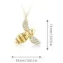 Gelin 14k Solid Gold Honey Bee Necklace | Certified Gold Jewelry for Women