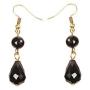MEiySH Black Lace Gothic Lolita Pendant Choker Necklace Earrings Set