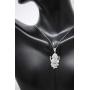 CaliRoseJewelry Sterling Silver Hindu Lord Ganesh Ganesha Elephant Hindu God of Fortune Charm Pendant