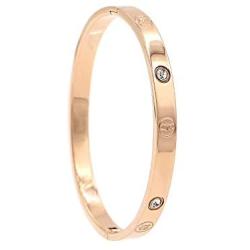 FRUTA Zircon Gold-Plated Bracelet, Oval Simulation Diamond Bracelet Fashion Female Jewelry