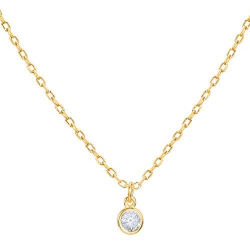 Rhodium Plated Sterling Silver Dainty Moon and Star Charm Choker Necklace| Layered Gold Choker Celestial Jewelry Gift for Her