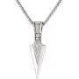 U7 Men Rock Hip Hop Jewelry Stainless Steel Cool Spear Point Arrowhead/Wolf Teeth Pendant Necklace, with Customize Engrave Service U7 Men Rock Hip Hop Jewelry Stainless Steel Cool Spear Point Arrowhead/Wolf Teeth Pendant Necklace, with Customize Engrave Service