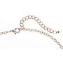 Firstmeet Shiny Contrast Color bib Necklace with Earrings