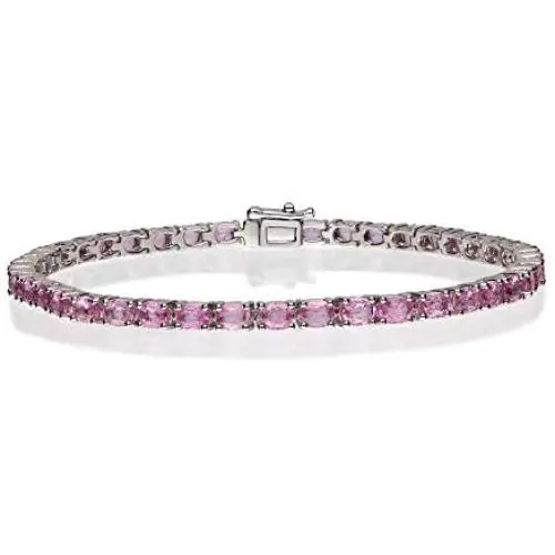 Gin & Grace 925 Sterling Silver Natural Emerald Bracelet for Women Mothers Day Jewelry Gifts