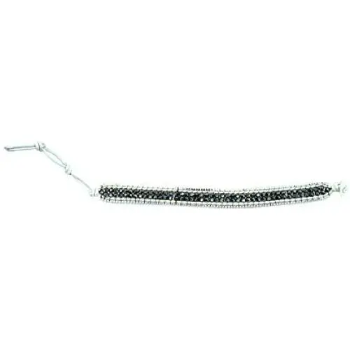 Nakamol Design-Wrap Bracelet with Silver & Gunmetal Nakamol Design-Wrap Bracelet with Silver & Gunmetal
