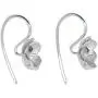 NOVICA .925 Sterling Silver Drop Earrings Petite Camellia