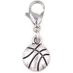 Its All About...You! Mini Basketball Sports Clip on Charm Perfect for Necklaces Bracelets 103B