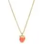 Dainty Strawberry Fruit Long Fringe Pendant Necklace Cute Strawberry Chokers Necklace for Women Girls Dainty Strawberry Fruit Long Fringe Pendant Necklace Cute Strawberry Chokers Necklace for Women Girls