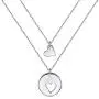 CHICLOVE Mother Daughter Jewelry Sets for Two, Cutout Heart Necklaces, 2 Sterling Silver Necklaces CHICLOVE Mother Daughter Jewelry Sets for Two, Cutout Heart Necklaces, 2 Sterling Silver Necklaces