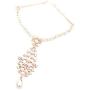 3Pcs Gold Head Chain Accessories Indian Bohemian Bollywood Jewelry for Women Headbands Headpiece