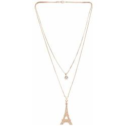 Efulgenz Trendy Stylish Fancy Party Wear Double Layered Long Chain Key Pendant Lariat Y Necklace Fashion Costume Accessories for Women and Girls (Style2_)