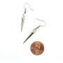 Silver Spike Earrings