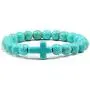 Hynsin 8 mm Prayer Beads Natural Stone Green Blue Turquoises Bracelets for Women Jesus Cross Charms Elasticity Yoga Bracelet Men Jewelry Hynsin 8 mm Prayer Beads Natural Stone Green Blue Turquoises Bracelets for Women Jesus Cross Charms Elasticity Yoga Bracelet Men Jewelry