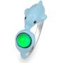 Fun Jewels Cute Dolphin Ocean Animal Wrap Color Change Round Stone Mood Ring Size 6-9