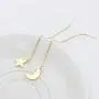 TUSHUO Simple Dangle Style Moon Star Earrings Irregular Moon Star Line Threader Drop Earrings (Gold) TUSHUO Simple Dangle Style Moon Star Earrings Irregular Moon Star Line Threader Drop Earrings (Gold)