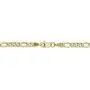 14k Yellow Gold 3.5mm Figaro Chain Necklace - with Secure Lobster Lock Clasp 14k Yellow Gold 3.5mm Figaro Chain Necklace - with Secure Lobster Lock Clasp