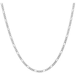 Verona Jewelers 1.8MM 925 Sterling Silver Classic Figaro Chain for- Anklet Necklace and Bracelet use