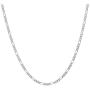 Verona Jewelers 1.8MM 925 Sterling Silver Classic Figaro Chain for- Anklet Necklace and Bracelet use