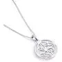925 Sterling Silver Good Luck Irish Celtic Knot Round Pendant Necklaces for Women Girls, Box Chain 18'' 925 Sterling Silver Good Luck Irish Celtic Knot Round Pendant Necklaces for Women Girls, Box Chain 18''