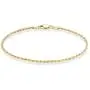 Miabella 18K Gold Over Sterling Silver Italian 2mm, 3mm Diamond-Cut Braided Rope Chain Bracelet for Men Women 6.5, 7, 7.5, 8, 8.5 Inch Solid 925 Made in Italy Miabella 18K Gold Over Sterling Silver Italian 2mm, 3mm Diamond-Cut Braided Rope Chain Bracelet for Men Women 6.5, 7, 7.5, 8, 8.5 Inch Solid 925 Made in Italy