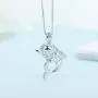 LGSY Sterling Silver Dolphin with Babies Pearl Cage Pendants for Women, Design Pearl Cage Pendants for Pearl Jewelry Making, Essential Oil Diffuser Lockets for Pearl Jewelry LGSY Sterling Silver Dolphin with Babies Pearl Cage Pendants for Women, Design Pearl Cage Pendants for Pearl Jewelry Making, Essential Oil Diffuser Lockets for Pearl Jewelry