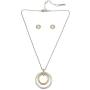 Kenneth Cole Orbital Pendant Necklace & Stud Earrings Set, 298453TWO974
