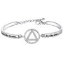 TIIMG Recovery Gift Sobriety Gift AA Gift Sober Recovery Jewelry AA Jewelry She Believed She Could So She Did Sobriety Keychain Alcoholics Anonymous Gifts