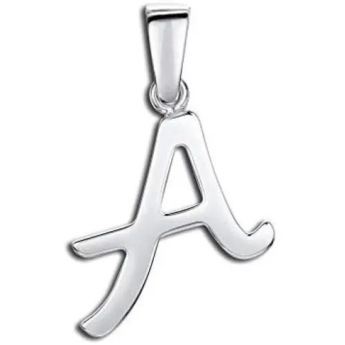 Amberta 925 Sterling Silver Alphabet Letter Pendant - Personalized Charm for Women - Stackable Symbol - Various Styles Amberta 925 Sterling Silver Alphabet Letter Pendant - Personalized Charm for Women - Stackable Symbol - Various Styles