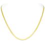 Nuragold 10k Yellow Gold 3mm Solid Herringbone Silky Flat High Polish Chain Necklace, Womens Lobster Lock 16'' 18'' 20'' 22'' 24'' Nuragold 10k Yellow Gold 3mm Solid Herringbone Silky Flat High Polish Chain Necklace, Womens Lobster Lock 16'' 18'' 20'' 22'' 24''