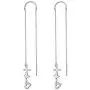 S925 Sterling Silver Faith Hope Love Cross Lifeline Heart Drop Dangle Earrings Christian Jewelry Gifts for Women Teen Girls