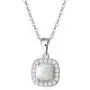 October Birthstone Sterling Silver Created White Opal Necklace/Earrings Halo Pendant Stud Leverback Dangle Cubic Zirconia CZ Fire Opal Fine Jewelry for Women October Birthstone Sterling Silver Created White Opal Necklace/Earrings Halo Pendant Stud Leverback Dangle Cubic Zirconia CZ Fire Opal Fine Jewelry for Women