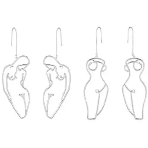 2 Pairs Abstract Gold Fun Statement Human Face Female Body Shaped Earrings Geometric Hollow Out Lady Face Body Ethnic Dangle Stud Earrings for Women Girls Jewelry 2 Pairs Abstract Gold Fun Statement Human Face Female Body Shaped Earrings Geometric Hollow Out Lady Face Body Ethnic Dangle Stud Earrings for Women Girls Jewelry
