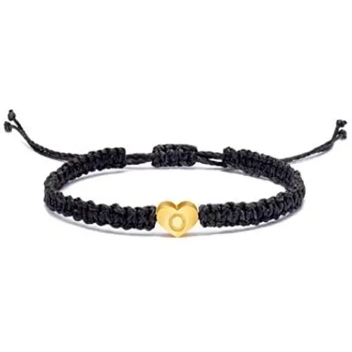 MEMGIFT Dainty 18K Gold Initial Letter Heart Charm Bracelets for Women Teen Girls Handmade Rope Braided Adjustable Jewelry Personalized Birthday Gifts for Mom Daughter Best Friend Sister Wife Aunt MEMGIFT Dainty 18K Gold Initial Letter Heart Charm Bracelets for Women Teen Girls Handmade Rope Braided Adjustable Jewelry Personalized Birthday Gifts for Mom Daughter Best Friend Sister Wife Aunt