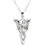 BAIHONG Silver Plated Arwens Evenstar Crystal Pendant Necklace Earrings with Jewelry Box Women,Girls BAIHONG Silver Plated Arwens Evenstar Crystal Pendant Necklace Earrings with Jewelry Box Women,Girls