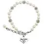 LParkin Sister Bracelets Big Sister Little Sister Middle Sister Bracelet Set Sister Gift Pearl Jewelry