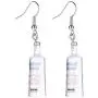 Creative Wine Bottle Pendant Hook Drop Dangle Earrings Vodka Bottle Pendant Earrings Jewelry for Women and Girls Party Accessories