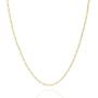 Jewelry Atelier Gold Chain Necklace Collection - 14K Solid Yellow Gold Filled Figaro Chain Necklaces for Women and Men with Different Sizes (2.8mm, 3.7mm, 4.7mm, 5.6mm)